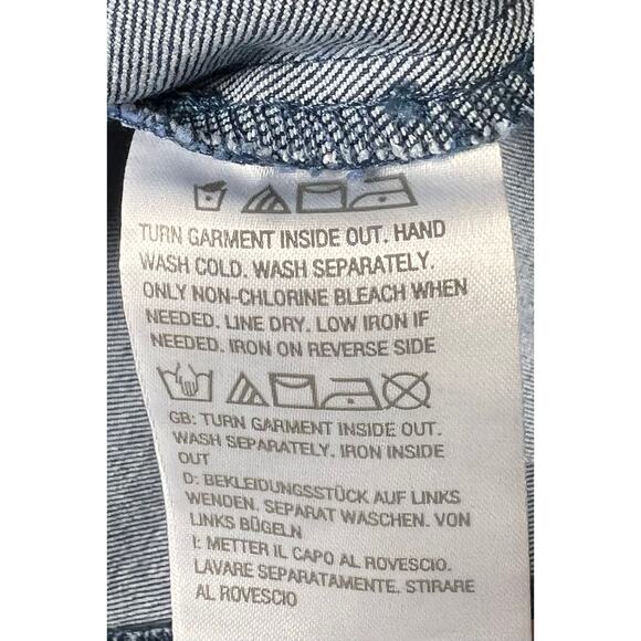 QVC Women with Control My Wonder Denim Embellished Fringe Jacket NWT SIZE L - Picture 8 of 9